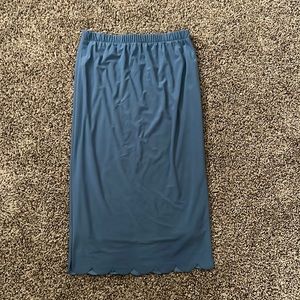 Zadie B’s Scalloped Midi Skirt